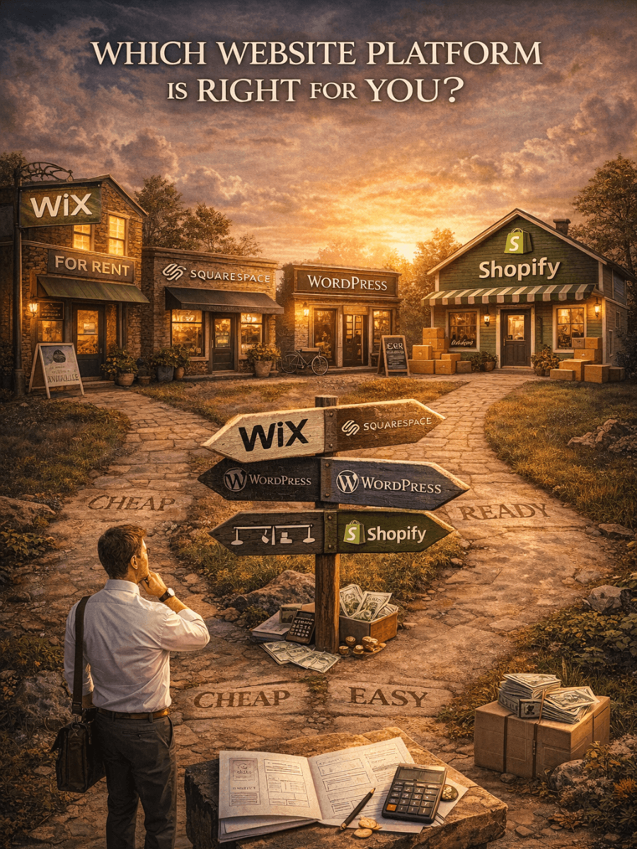 Wix, Squarespace, WordPress, Shopify — An Honest Comparison