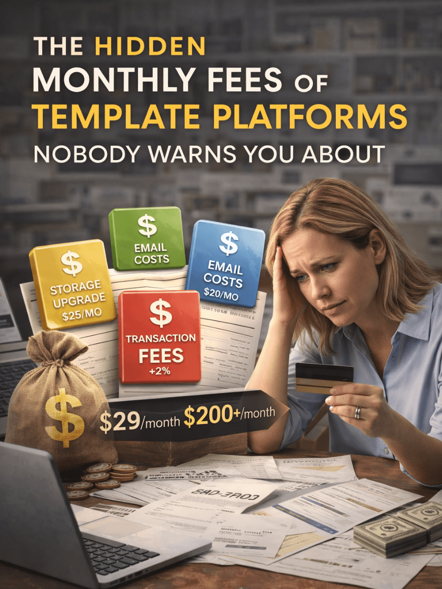 Hidden Monthly Fees of Template Platforms Nobody Warns You About